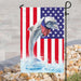 Dolphin American Flag | Garden Flag | Double Sided House Flag - GIFTCUSTOM