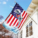 Dolphin American Flag | Garden Flag | Double Sided House Flag - GIFTCUSTOM