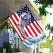 Dolphin American Flag | Garden Flag | Double Sided House Flag - GIFTCUSTOM