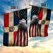 Dominican Republic American US Flag | Garden Flag | Double Sided House Flag - GIFTCUSTOM