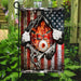 Drums And American Flag | Garden Flag | Double Sided House Flag - GIFTCUSTOM