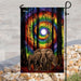 Elephant Buddha Sun Rainbow Chakra Flag | Garden Flag | Double Sided House Flag - GIFTCUSTOM