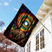 Elephant Buddha Sun Rainbow Chakra Flag | Garden Flag | Double Sided House Flag - GIFTCUSTOM