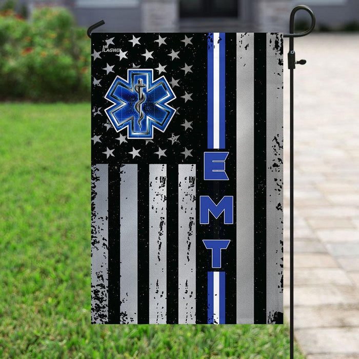 EMT Flag | Garden Flag | Double Sided House Flag - GIFTCUSTOM