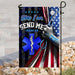 EMT Here I Am Send Me Flag | Garden Flag | Double Sided House Flag - GIFTCUSTOM