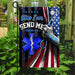 EMT Here I Am Send Me Flag | Garden Flag | Double Sided House Flag - GIFTCUSTOM