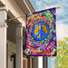 Every Little Thing Is Gonna Be Alright Hippie Flag | Garden Flag | Double Sided House Flag - GIFTCUSTOM