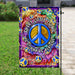 Every Little Thing Is Gonna Be Alright Hippie Flag | Garden Flag | Double Sided House Flag - GIFTCUSTOM