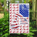 Excavator 4th July American Flag | Garden Flag | Double Sided House Flag - GIFTCUSTOM