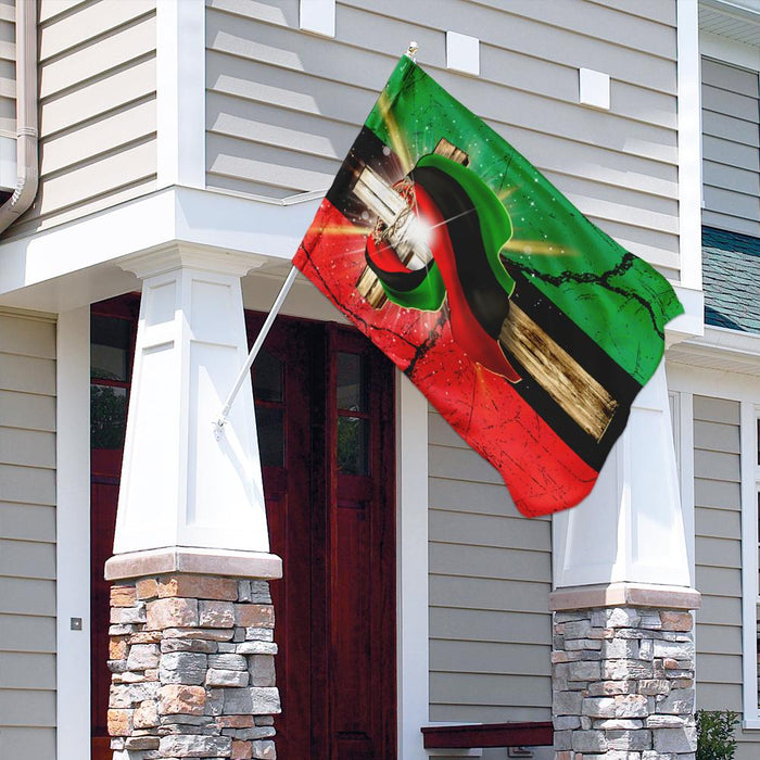 Faith In Africa Flag | Garden Flag | Double Sided House Flag - GIFTCUSTOM