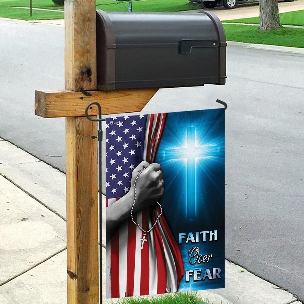 Faith Over Fear Flag - GIFTCUSTOM