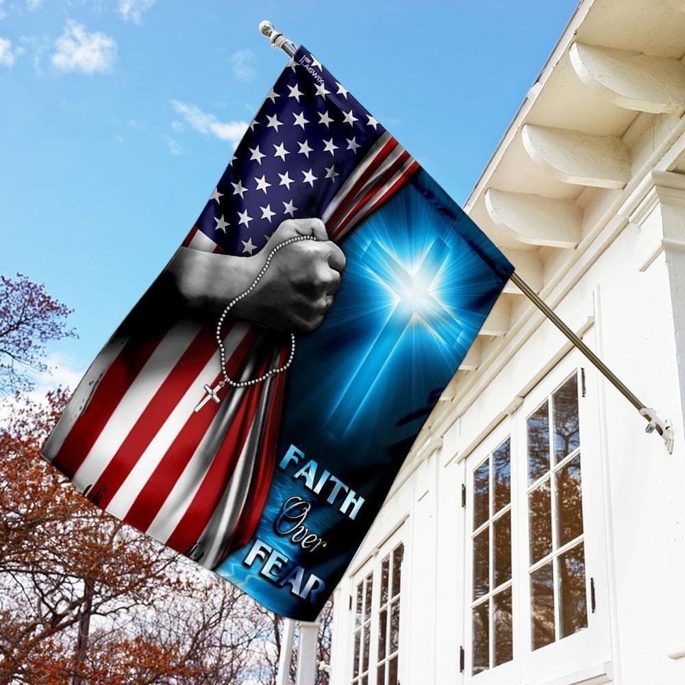 Faith Over Fear Flag - GIFTCUSTOM