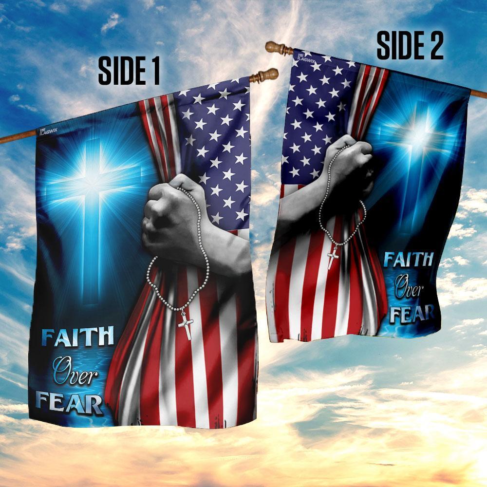 Faith Over Fear Flag - GIFTCUSTOM