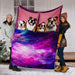 Family bulldog blanket - GIFTCUSTOM