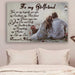 Family Canvas and Poster ��� To my girlfriend ��� You are my happily ever wall decor visual art - GIFTCUSTOM