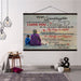 Family Hanging Canvas Grandma to granddaughter stay strong and be confident wall decor visual art - GIFTCUSTOM