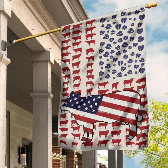 Farmer Flag Cow American - GIFTCUSTOM