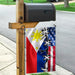 Filipino American Flag | Garden Flag | Double Sided House Flag - GIFTCUSTOM