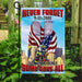 Firefighter 343. Never Forget 9-11-2001 Flag | Garden Flag | Double Sided House Flag - GIFTCUSTOM