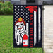 Firefighter Back The Red Flag | Garden Flag | Double Sided House Flag - GIFTCUSTOM