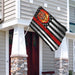 Firefighter. The Thin Red Line Flag | Garden Flag | Double Sided House Flag - GIFTCUSTOM
