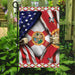 Florida And American Flag | Garden Flag | Double Sided House Flag - GIFTCUSTOM