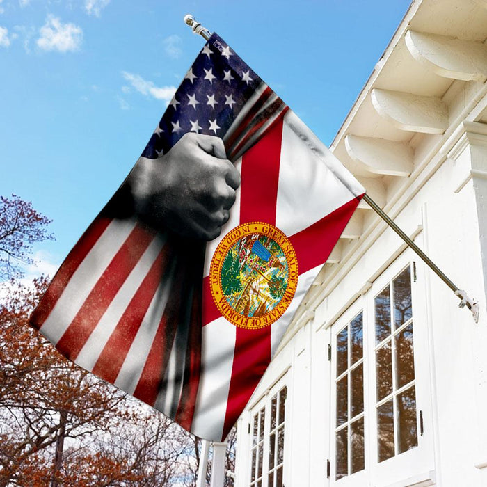 Florida State American Flag | Garden Flag | Double Sided House Flag - GIFTCUSTOM