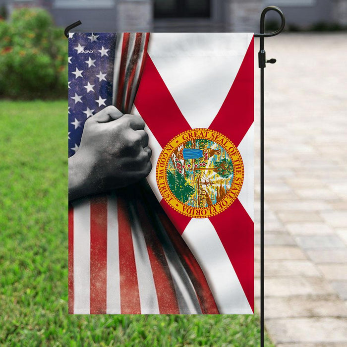 Florida State American Flag | Garden Flag | Double Sided House Flag - GIFTCUSTOM