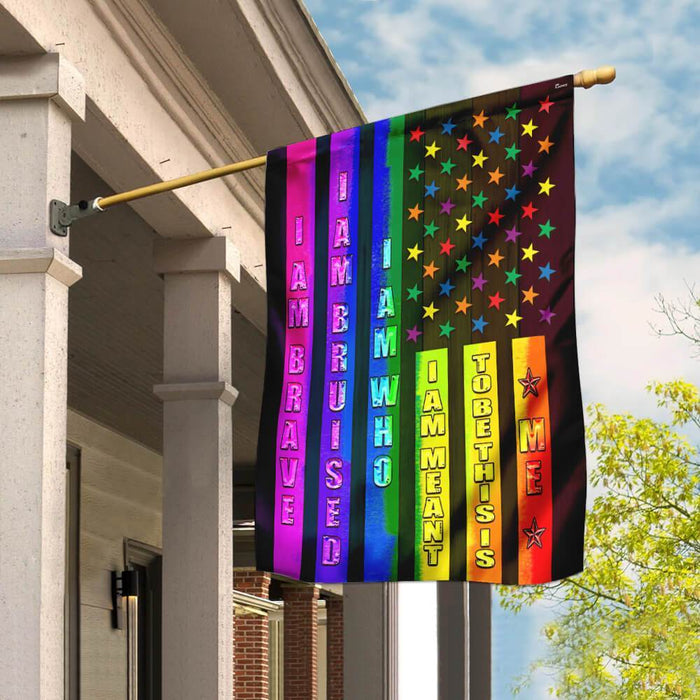 Fly The Pride LGBT Flag | Garden Flag | Double Sided House Flag - GIFTCUSTOM