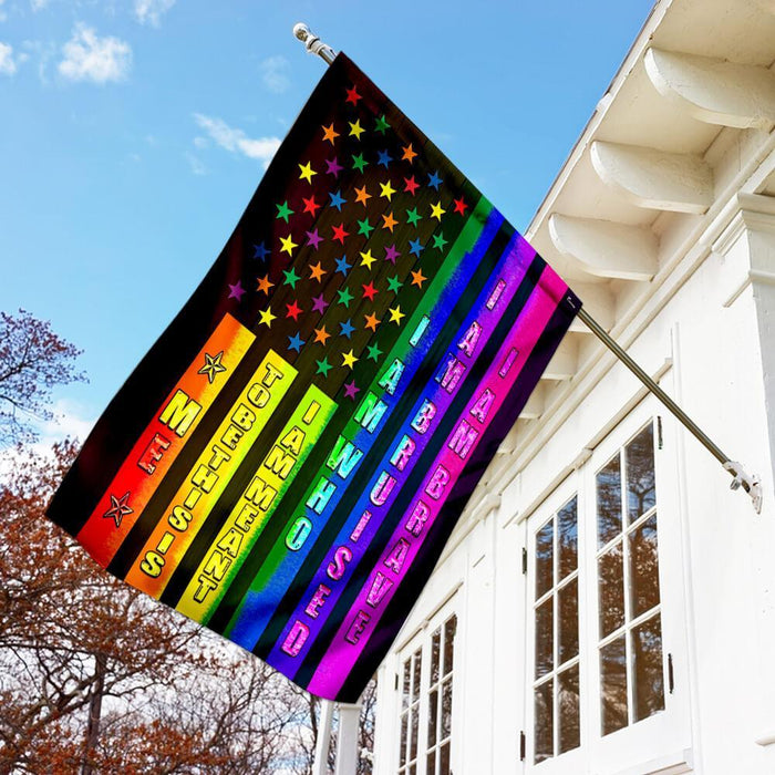 Fly The Pride LGBT Flag | Garden Flag | Double Sided House Flag - GIFTCUSTOM