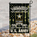 Forever The Title US Veteran Flag | Garden Flag | Double Sided House Flag - GIFTCUSTOM