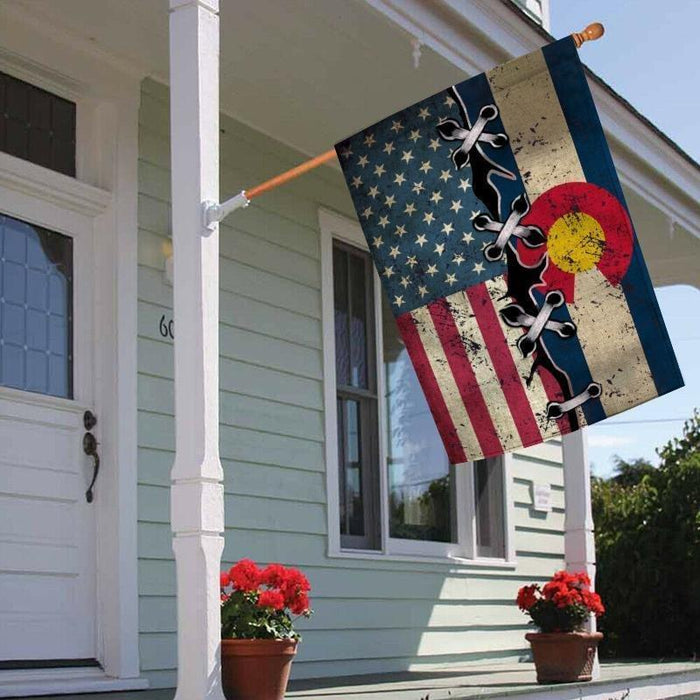 Garden Flag United StatesColorado Garden Flag - GIFTCUSTOM