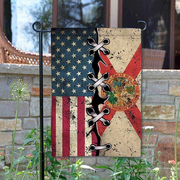 Garden Flag United StatesFlorida Garden Flag - GIFTCUSTOM