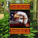 God Bless America Eagle Flag | Garden Flag | Double Sided House Flag - GIFTCUSTOM