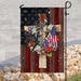 God Bless America Hummingbird Flag - GIFTCUSTOM