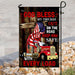 God Bless My Trucker Out On The Road Flag | Garden Flag | Double Sided House Flag - GIFTCUSTOM