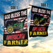 God Bless The American Farmer Flag | Garden Flag | Double Sided House Flag - GIFTCUSTOM