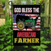 God Bless The American Farmer Flag | Garden Flag | Double Sided House Flag - GIFTCUSTOM