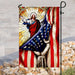 God Jesus Christian American Flag | Garden Flag | Double Sided House Flag - GIFTCUSTOM