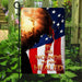 God Jesus Christian By His Wounds We Are Healed American Flag | Garden Flag | Double Sided House Flag - GIFTCUSTOM