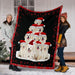 Golden retriever cute christmas blanket - GIFTCUSTOM