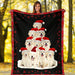 Golden retriever cute christmas blanket - GIFTCUSTOM