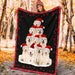 Golden retriever cute christmas blanket - GIFTCUSTOM