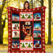 Golden retriever funny Christmas blanket - GIFTCUSTOM