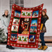 Golden retriever funny Christmas blanket - GIFTCUSTOM