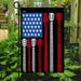 Guitar American Flag | Garden Flag | Double Sided House Flag - GIFTCUSTOM