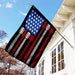 Guitar American Flag | Garden Flag | Double Sided House Flag - GIFTCUSTOM