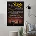 Guitar Canvas and Poster ��� Husband to wife ��� Never forget that ��� Yellow wall decor visual art - GIFTCUSTOM