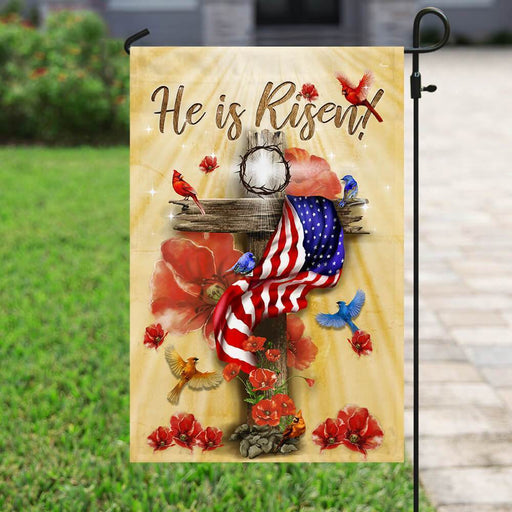 He Is Risen Jesus Flag - GIFTCUSTOM