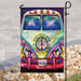 Hippie Bus Every Little Thing Is Gonna Be Alright Flag | Garden Flag | Double Sided House Flag - GIFTCUSTOM